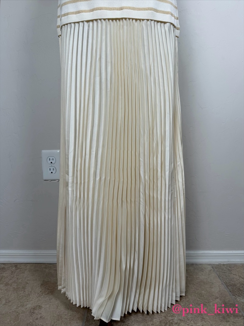 Rag & Bone Millie Mixed Media Ivory Striped Tank Dress - Picture 11 of 14